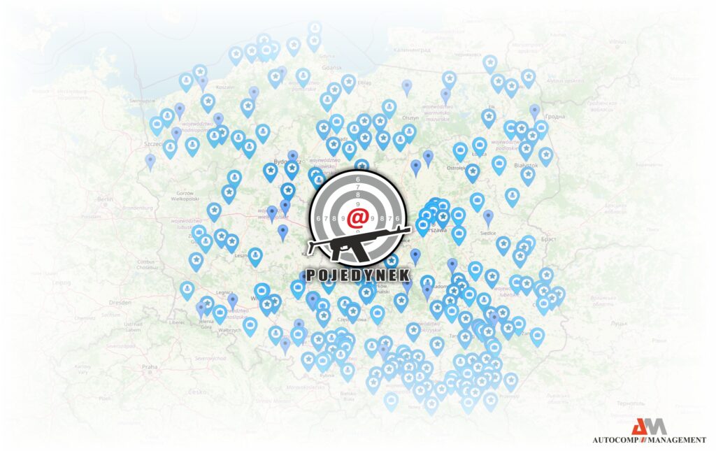 Rok 2023 za nami, jesteśmy dumni z wdrożenia 243 wirtualnych strzelnic POJEDYNEK przez firmę Autocomp Management!