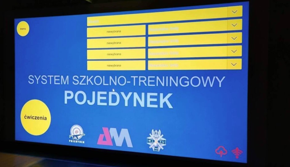 Wirtualna strzelnica w Zespole Szkół im. Tadeusza Kościuszki w Wysokiej. System szkolno-treningowy POJEDYNEK. Autocomp Management