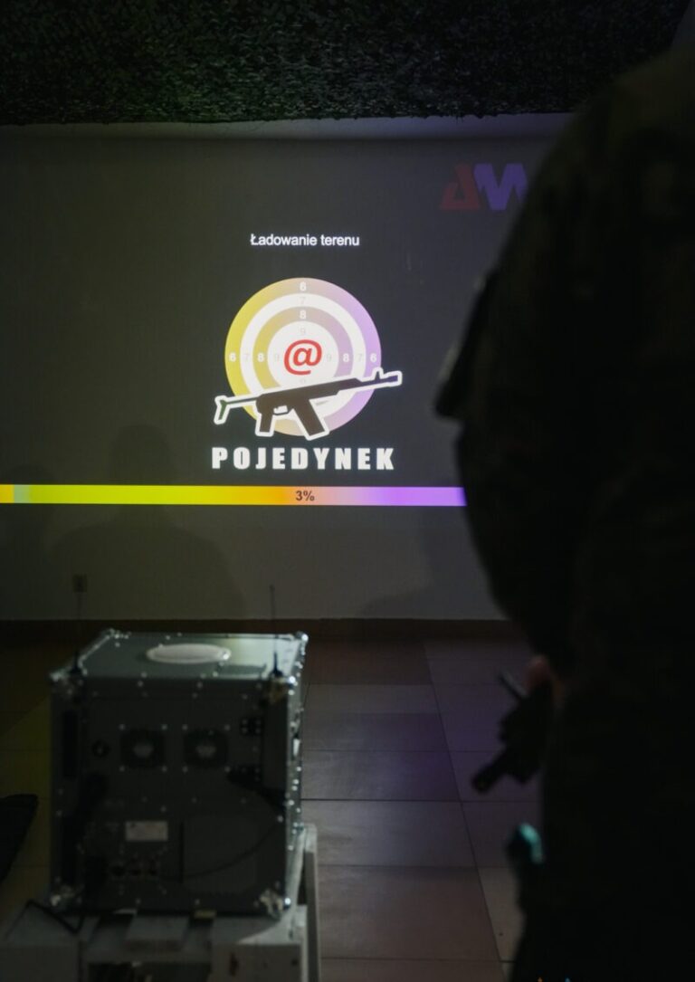 Wirtualna strzelnica w Miejsko-Gminnym Ośrodku Kultury w Lipsku. System szkolno-treningowy POJEDYNEK. Autocomp Management